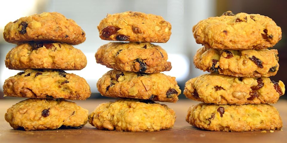 Рецепт морковного печенья с изюмом, как в Перекрестке